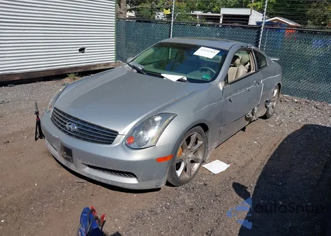 2003 Infiniti G35 Base W/6 Speed Manual z USA, uszkodzony, nr VIN JNKCV54E63M219459
